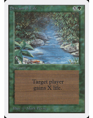 Magic: The Gathering Stream of Life (218) Moderately Played