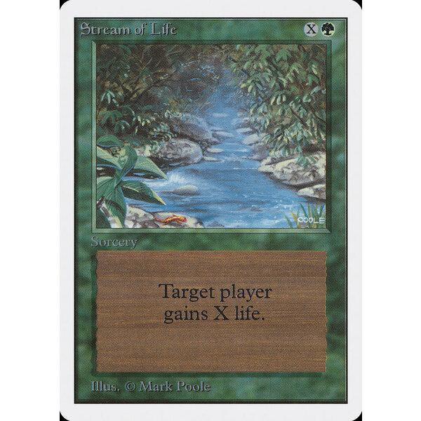 Magic: The Gathering Stream of Life (218) Moderately Played
