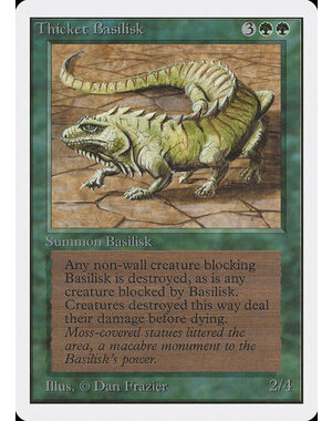 Magic: The Gathering Thicket Basilisk (219) Moderately Played