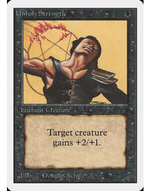 Magic: The Gathering Unholy Strength (132) Heavily Played