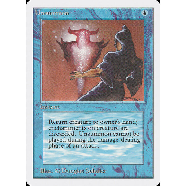 Magic: The Gathering Unsummon (087) Damaged