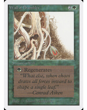 Magic: The Gathering Wall of Brambles (224) Lightly Played