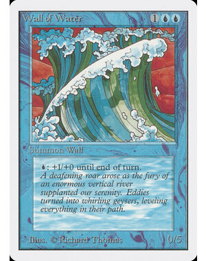 Magic: The Gathering Wall of Water (091)  Moderately Played