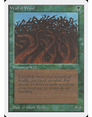 Magic: The Gathering Wall of Wood (226) Moderately Played