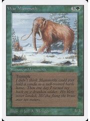 Magic: The Gathering War Mammoth (228) Damaged
