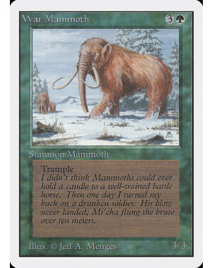 Magic: The Gathering War Mammoth (228) Damaged