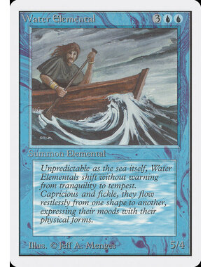 Magic: The Gathering Water Elemental (092) Heavily Played