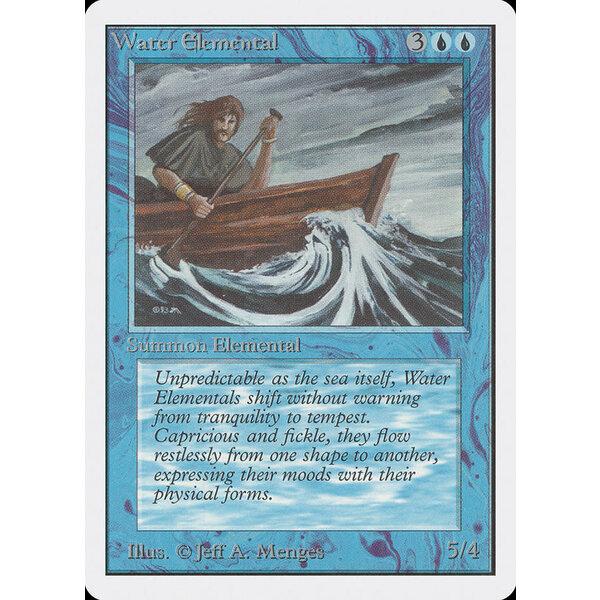 Magic: The Gathering Water Elemental (092) Heavily Played