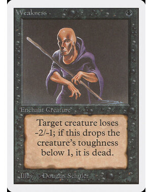 Magic: The Gathering Weakness (135) Moderately Played