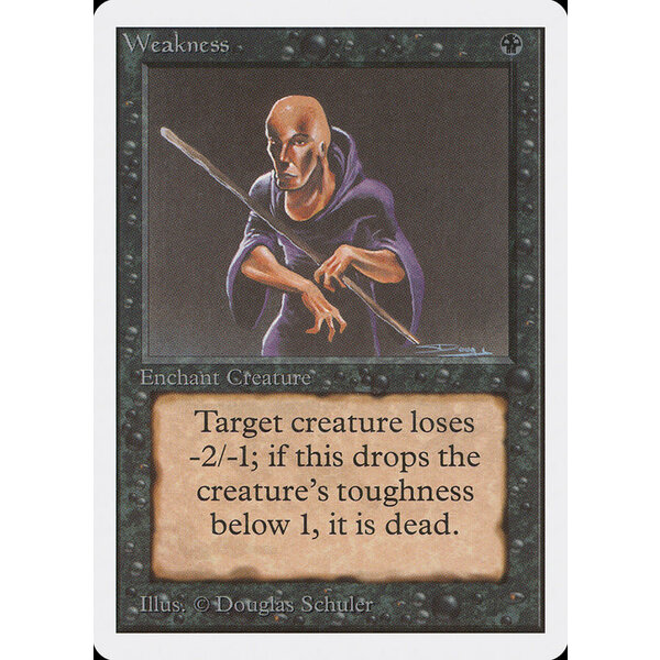 Magic: The Gathering Weakness (135) Moderately Played