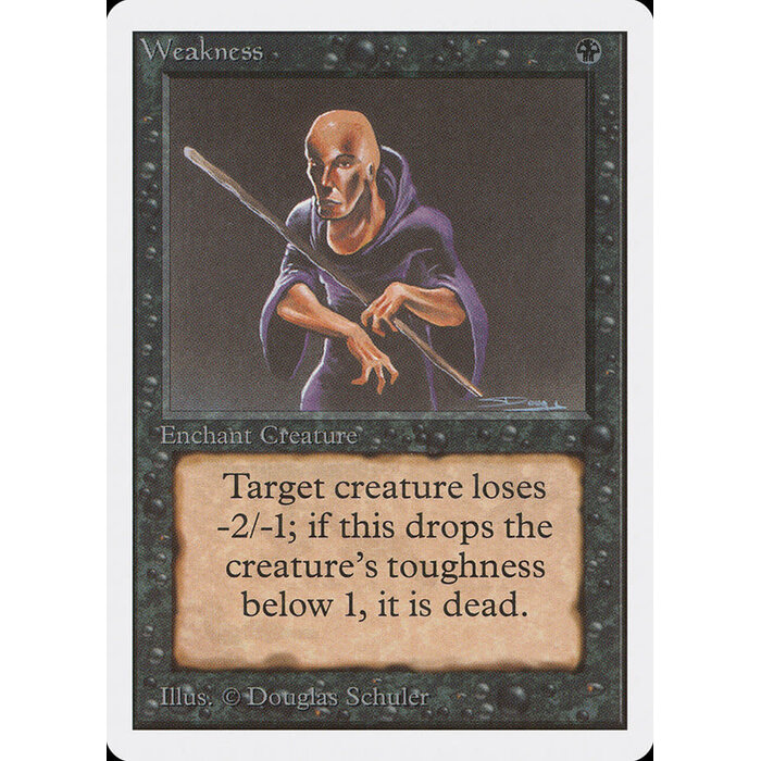 Magic: The Gathering Weakness (135) Moderately Played