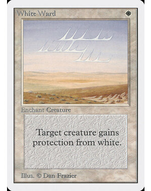 Magic: The Gathering White Ward (045) Moderately Played
