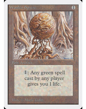 Magic: The Gathering Wooden Sphere (277) Damaged
