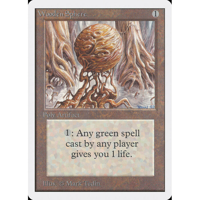 Magic: The Gathering Wooden Sphere (277) Damaged