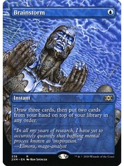 Magic: The Gathering Brainstorm (Borderless) (338) Lightly Played Foil