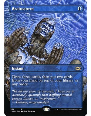 Magic: The Gathering Brainstorm (Borderless) (338) Lightly Played Foil