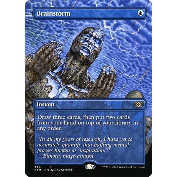 Magic: The Gathering Brainstorm (Borderless) (338) Lightly Played Foil