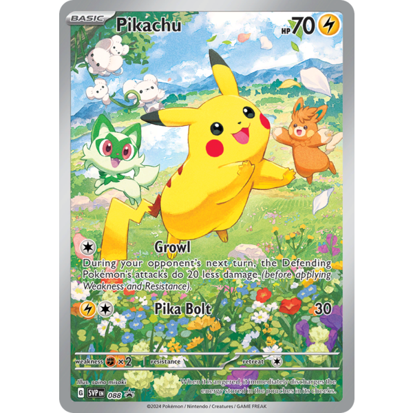 Pokemon Pikachu (088) Near Mint Holofoil