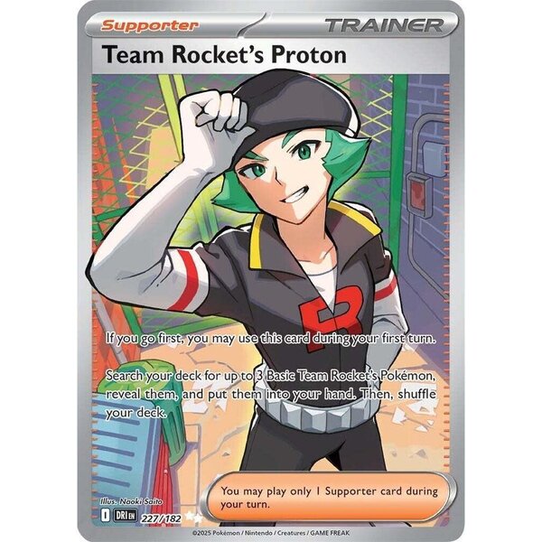 Pokemon Team Rocket's Proton (227) Lightly Played