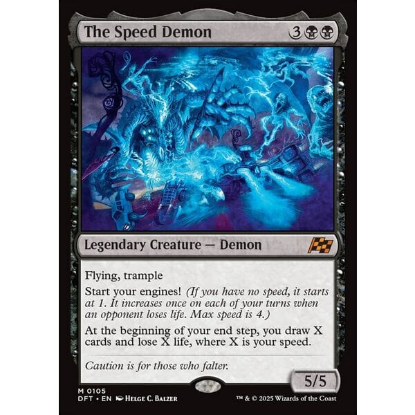 Magic: The Gathering The Speed Demon (105) Lightly Played