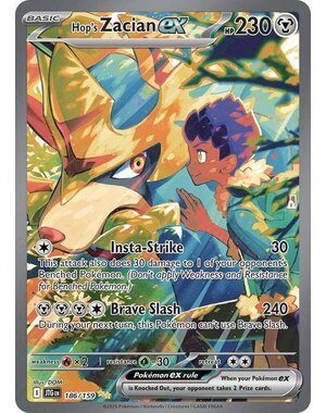 Pokemon Hop's Zacian ex (186) Near Mint Holofoil
