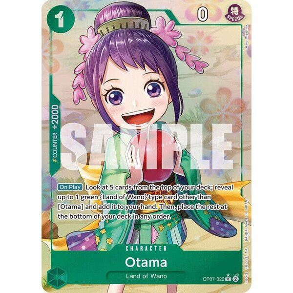 Bandai Otama (Parallel) (OP07-022) Lightly Played Holofoil
