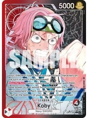 Bandai Koby (Alternate Art) (OP11-001)  Near Mint Foil