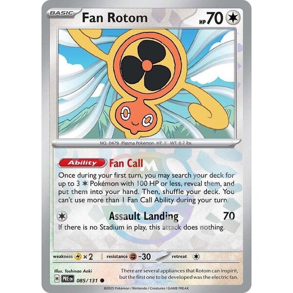 Pokemon Fan Rotom (085) (Master Ball Pattern) Lightly Played