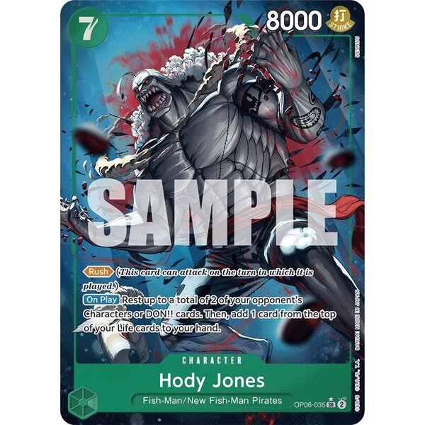 Bandai Hody Jones (Alternate Art) (OP06-035) Near Mint