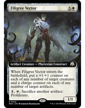 Magic: The Gathering Filigree Vector (Extended Art) (102) Lightly Played