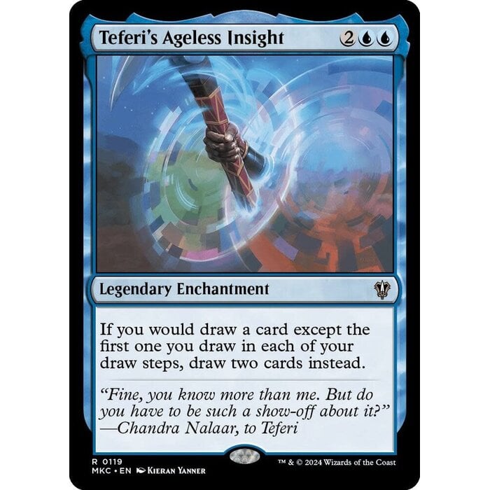 Magic: The Gathering Teferi's Ageless Insight (119) Lightly Played