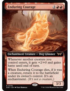 Magic: The Gathering Enduring Courage (Extended Art) (378) Lightly Played