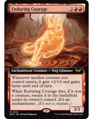 Magic: The Gathering Enduring Courage (Extended Art) (378) Lightly Played