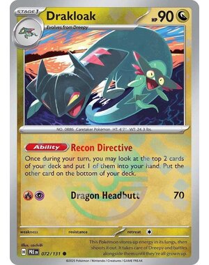 Pokemon Drakloak (Poke Ball Pattern) (072) Lightly Played