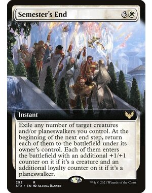 Magic: The Gathering Semester's End (Extended Art) (292) Lightly Played