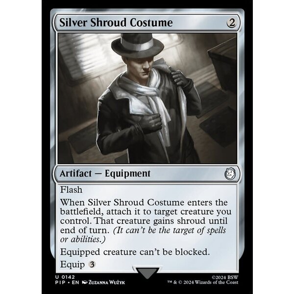 Magic: The Gathering Silver Shroud Costume (142) Lightly Played