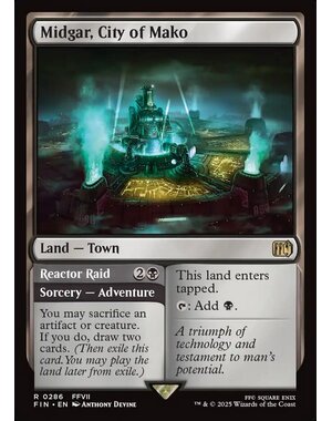 Magic: The Gathering Midgar, City of Mako (286) Lightly Played