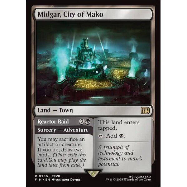 Magic: The Gathering Midgar, City of Mako (286) Lightly Played