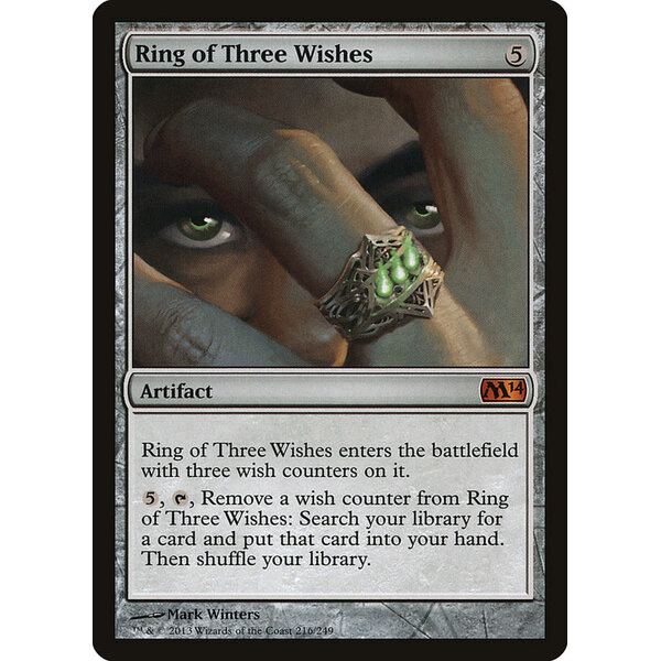 Magic: The Gathering Ring of Three Wishes (216) Lightly Played