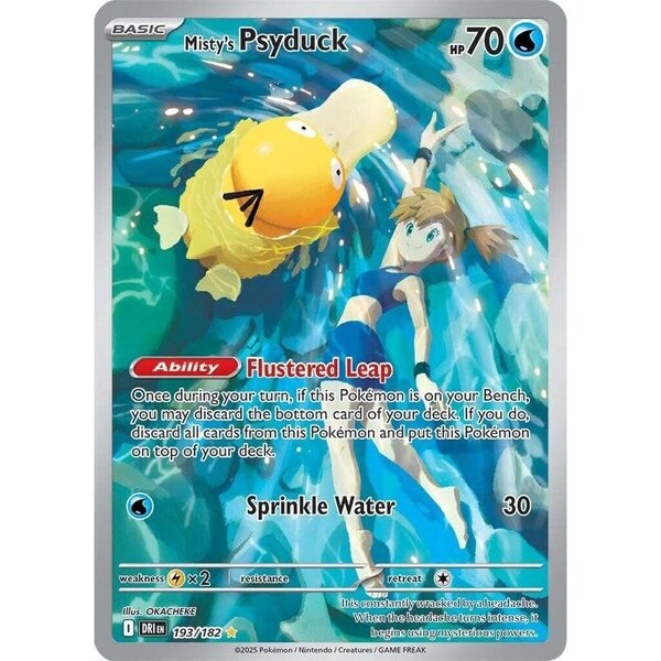 Pokemon Misty's Psyduck (193) Near Mint Holofoil