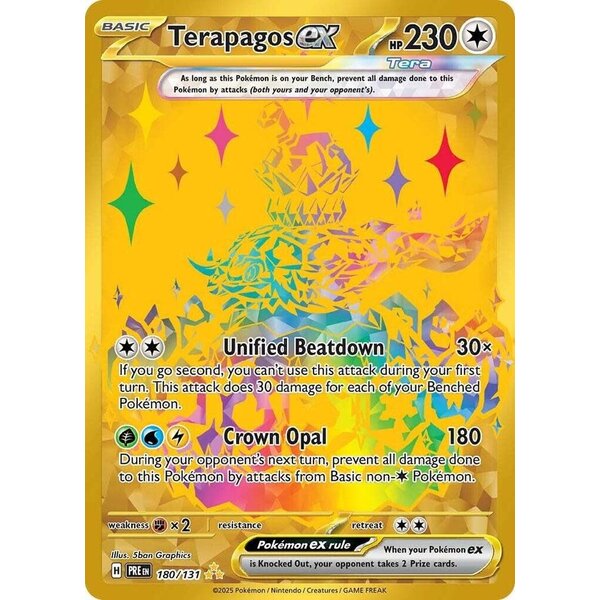 Pokemon Terapagos ex (180) Lightly Played Holofoil