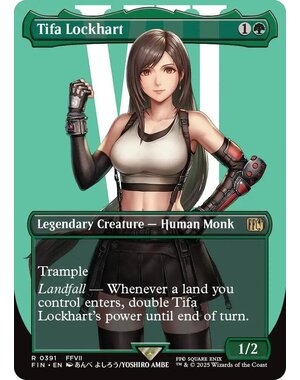 Magic: The Gathering Tifa Lockhart (Borderless) (391) Lightly Played