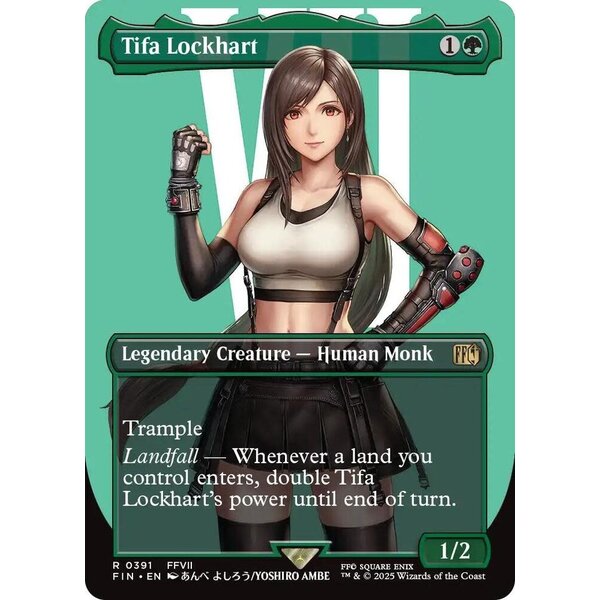 Magic: The Gathering Tifa Lockhart (Borderless) (391) Lightly Played