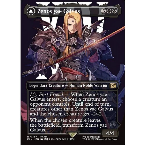 Magic: The Gathering Zenos yae Galvus (Borderless) (384) Lightly Played