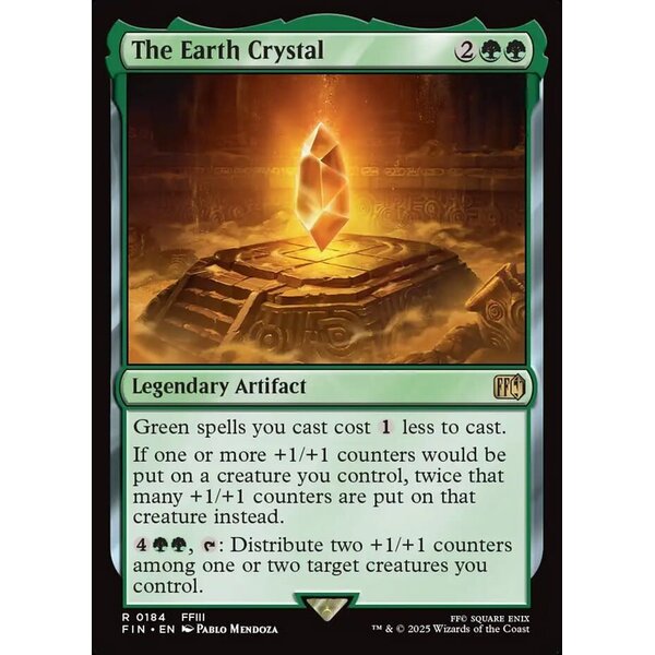 Magic: The Gathering The Earth Crystal (184) Lightly Played Foil