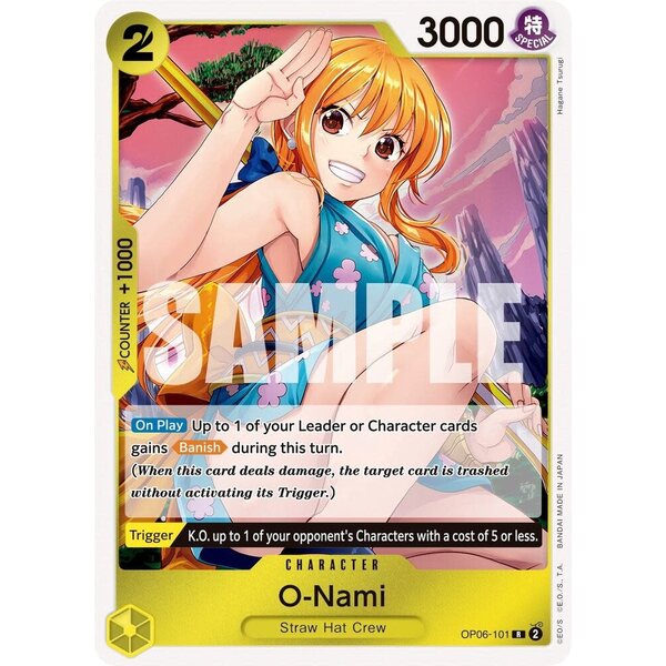 Bandai O-Nami (OP06-101) Lightly Played