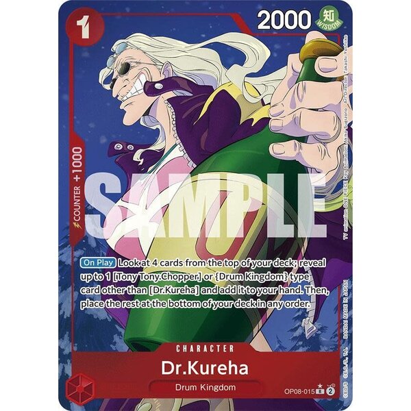 Bandai Dr.Kureha (Parallel) (OP08-015) Lightly Played