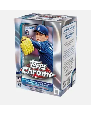 Topps 2025 Topps Chrome Baseball Blaster Box