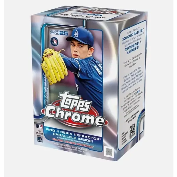 Topps 2025 Topps Chrome Baseball Blaster Box
