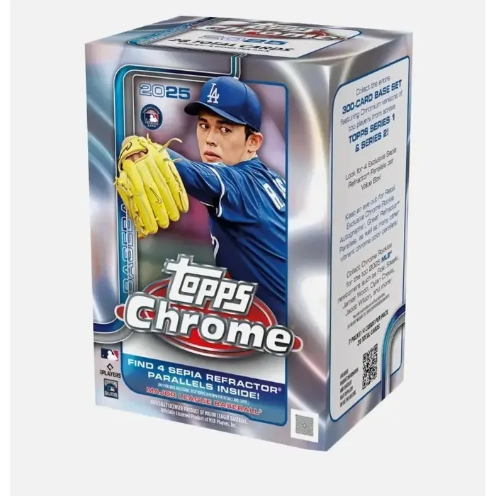 Topps 2025 Topps Chrome Baseball Blaster Box